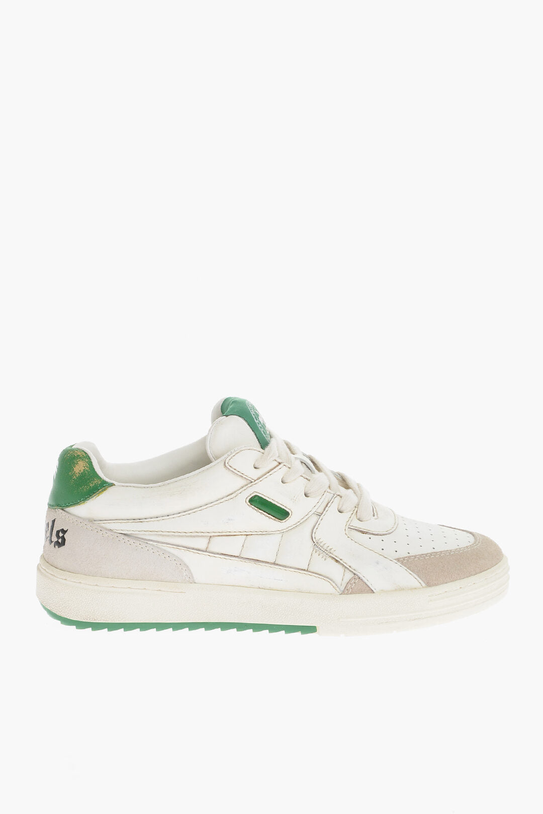 PALM ANGELS MEN'S  LOW-TOP SNEAKERS GREEN