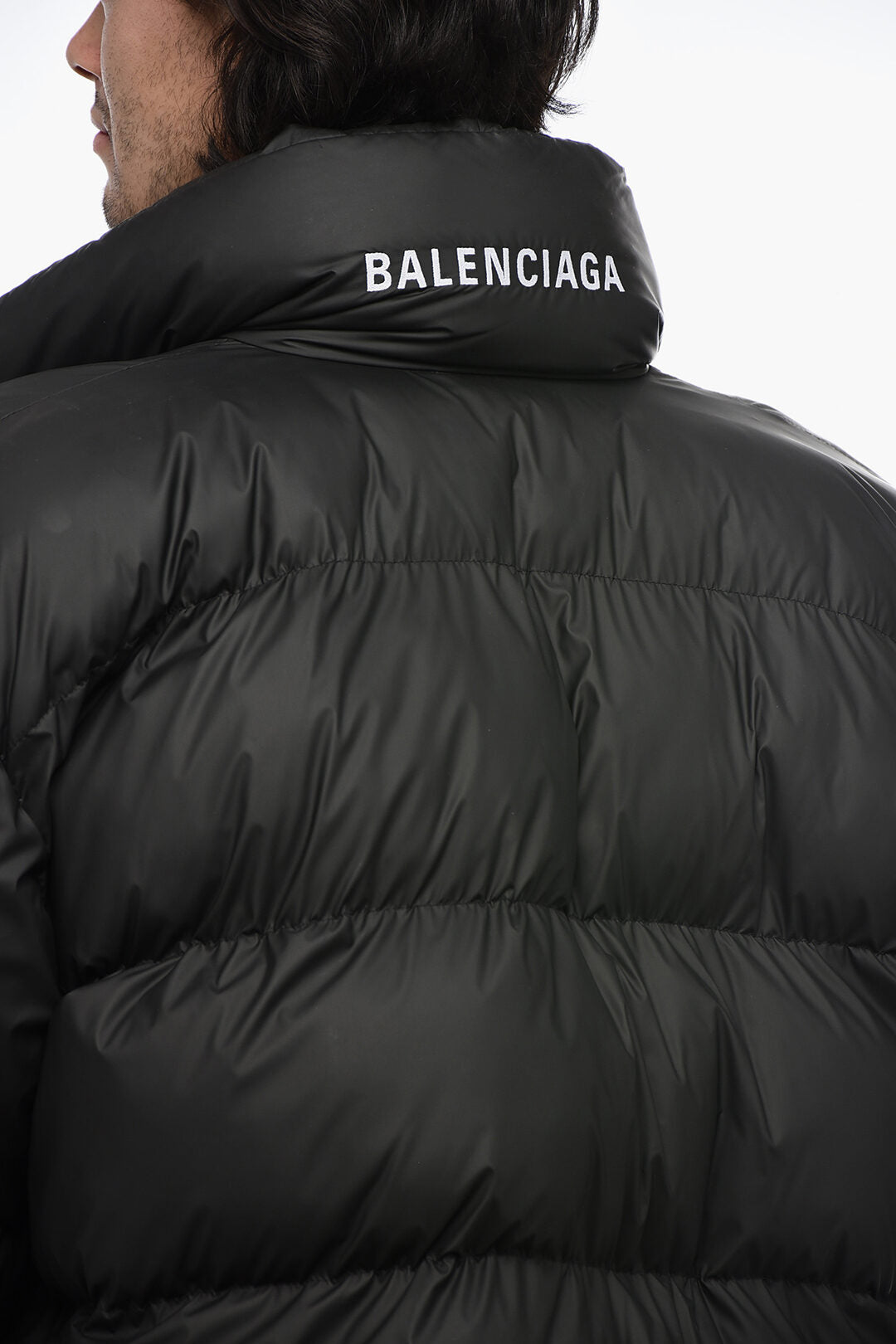 Giubbotto imbottito UNISEX Balenciaga WRAP in tessuto con cappuccio rimovibile