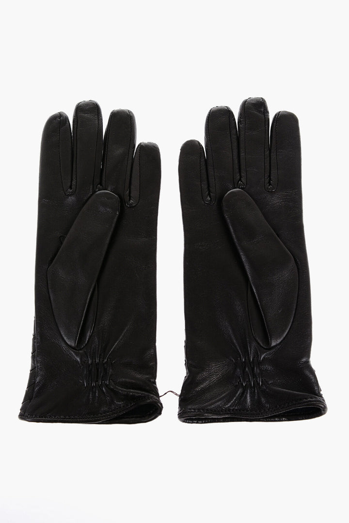 Bottega Veneta Braided Leather Gloves