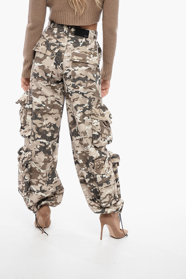 Amiri Cargo Pants with Camou Pattern