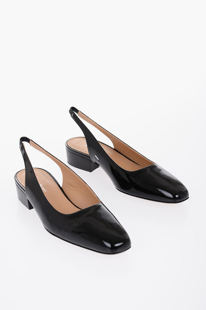 Maison Margiela Slingback Patent Leather Ballerinas