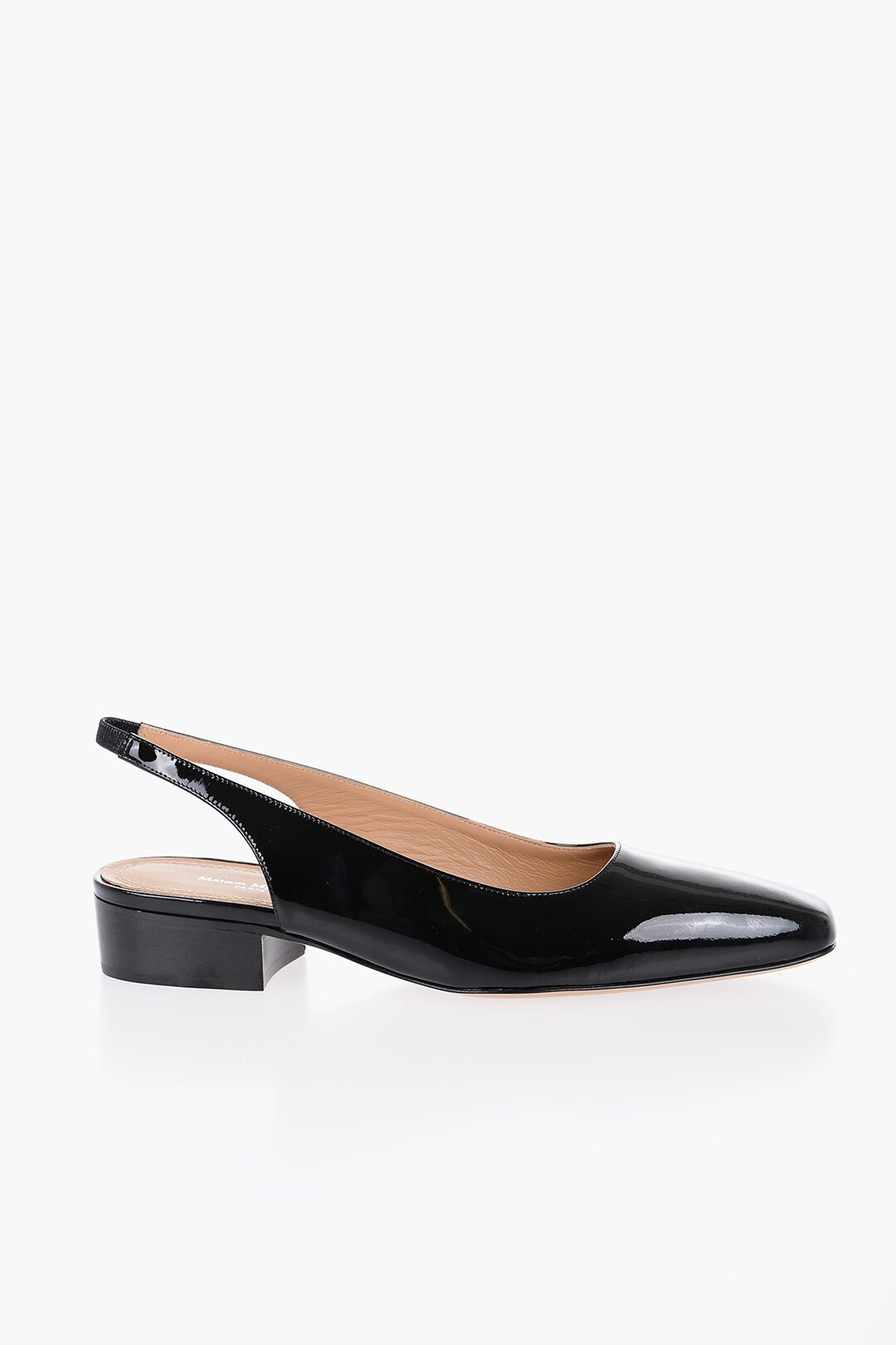 Maison Margiela Slingback Patent Leather Ballerinas