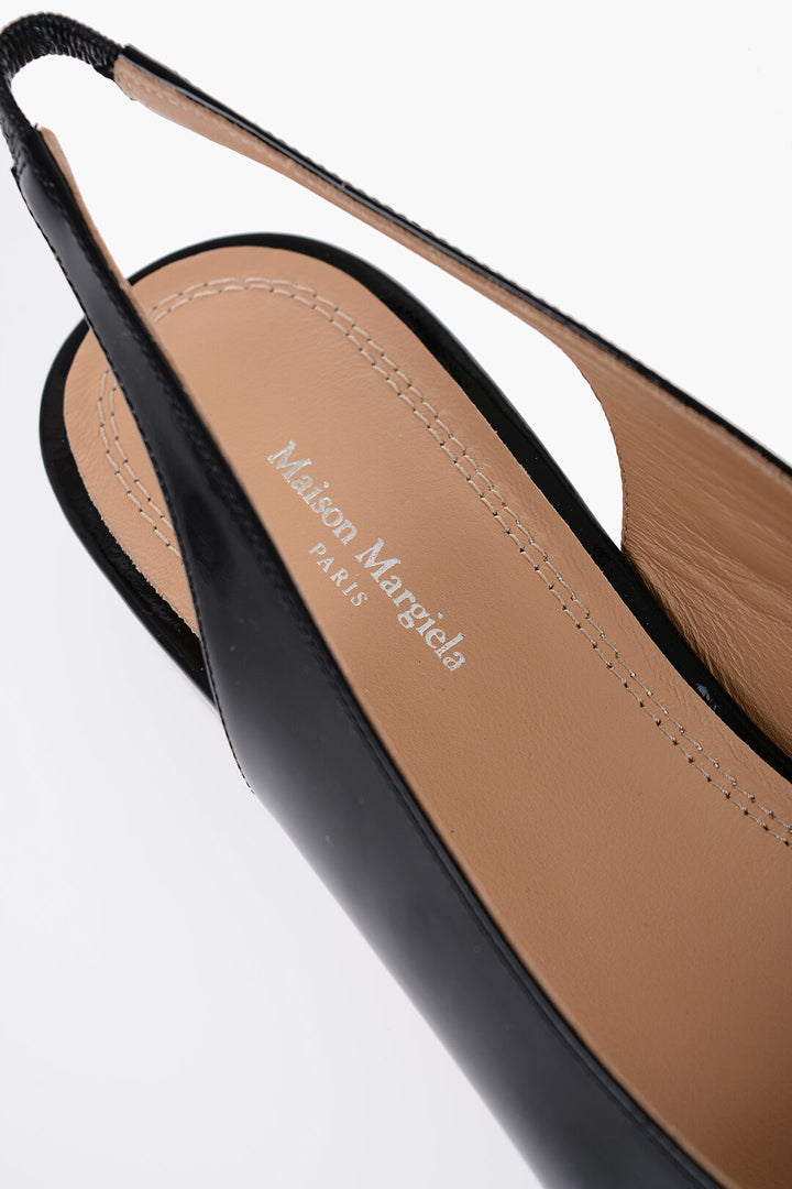 Maison Margiela Slingback Patent Leather Ballerinas