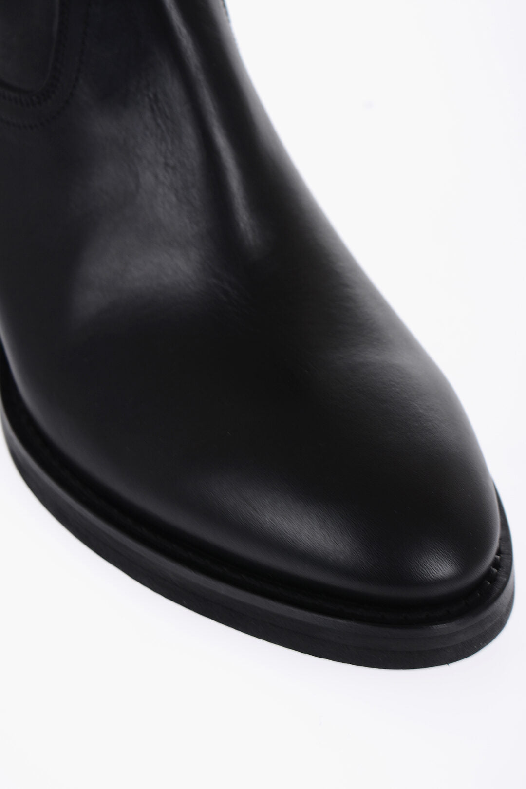 Maison Margiela Men's Vintage Effect Leather Boots