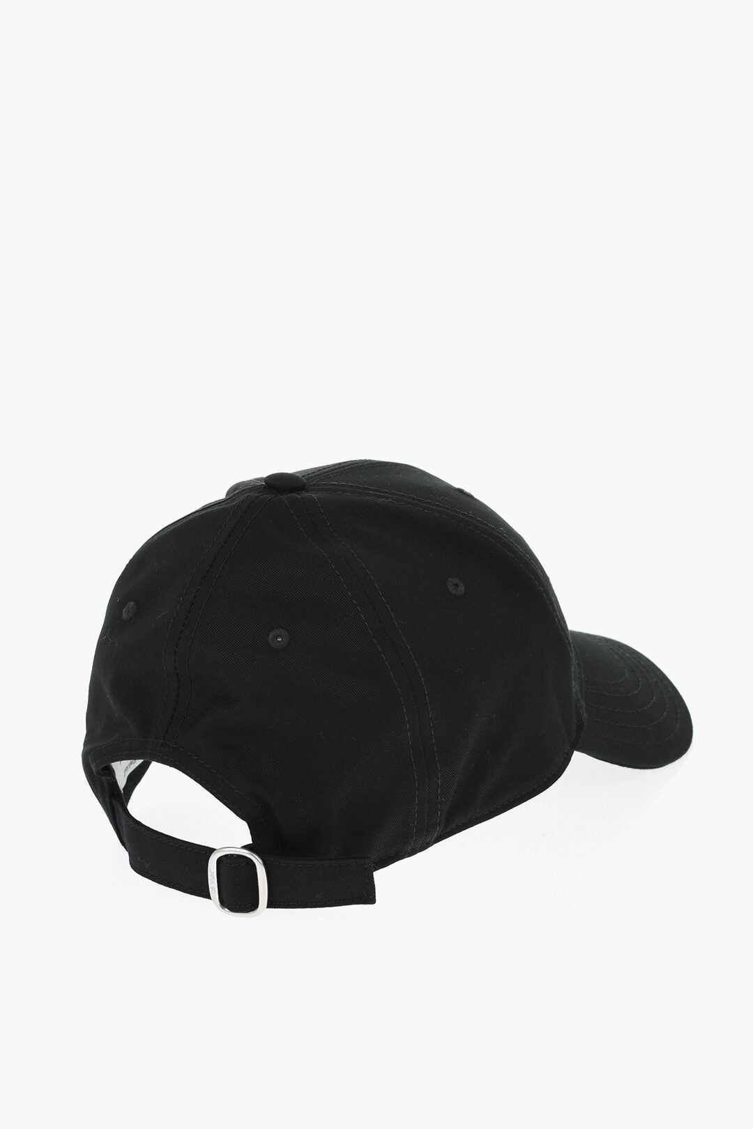 Off-White Cotton QUOTES Cap with Embroidery