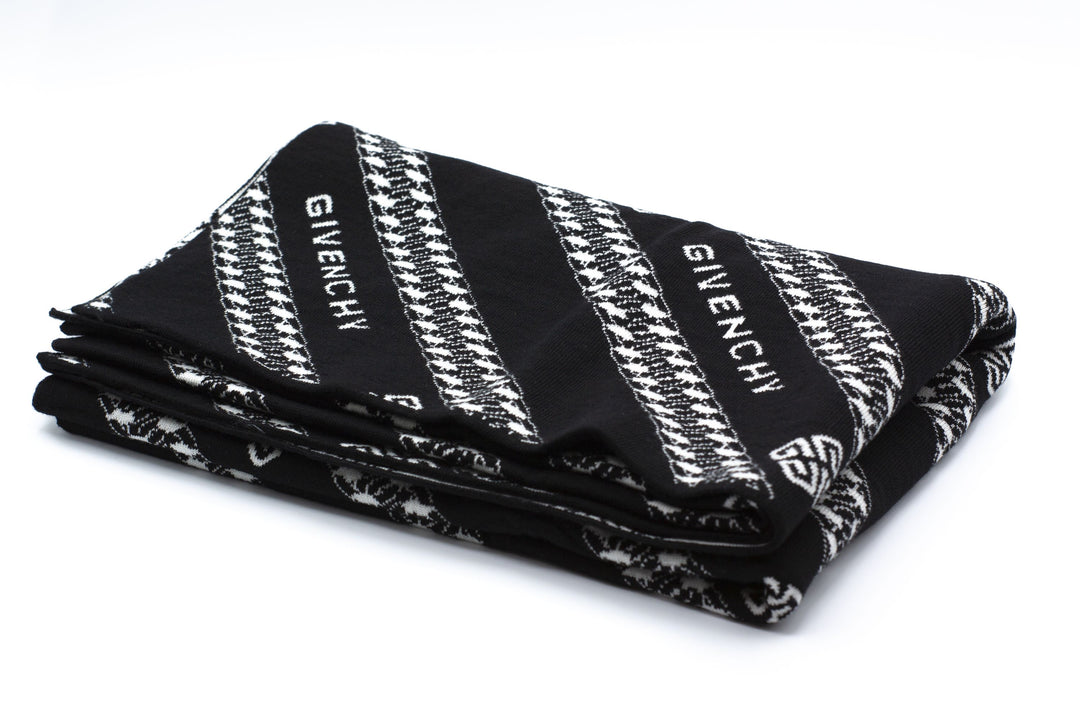 Givenchy Black Scarf - Luxurious & Timeless Accessory with Iconic Logo