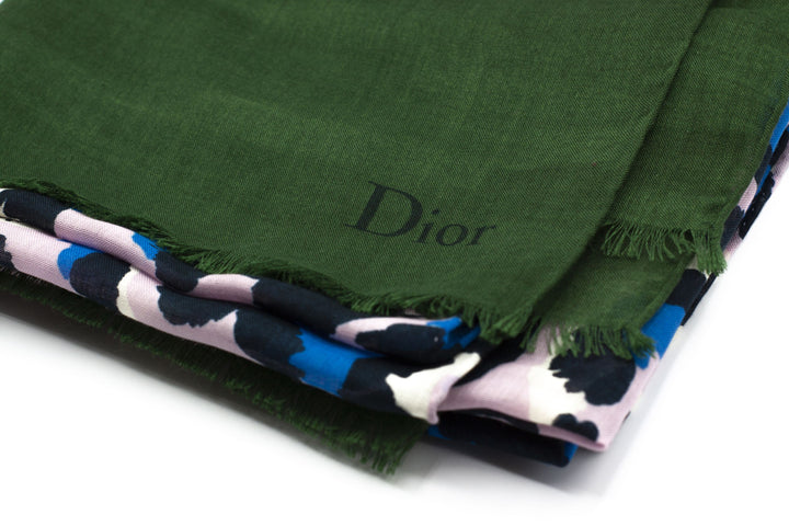 Dior Scarfs - Elegant Green-Multi Luxury Accessory Made in Italy