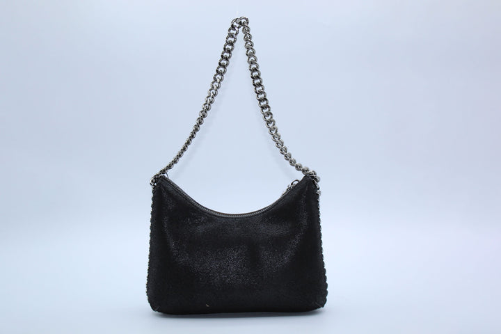 Stella McCartney Black Bag with Signature Chain Strap - Elegant & Spacious Design