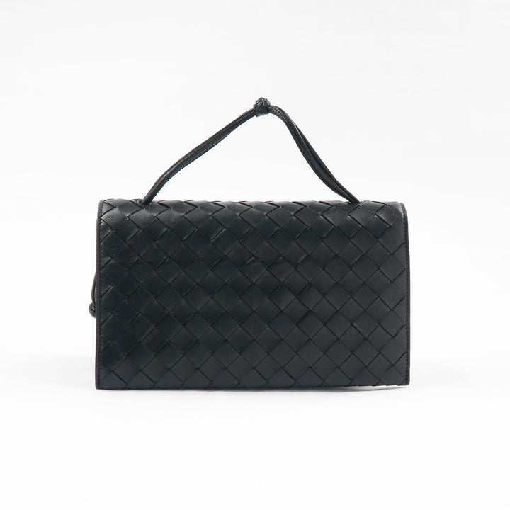 Bottega Veneta Black Intrecciato Leather Bag - Luxury Italian Design