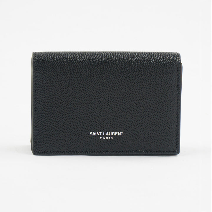 Saint Laurent Black Wallet – Elegant and Functional Accessory Made in Italy