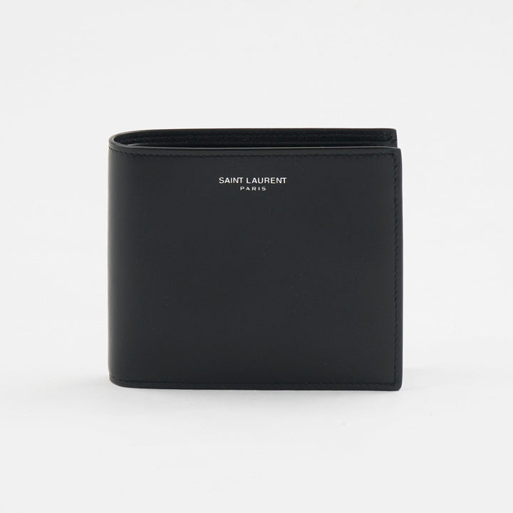 Saint Laurent Wallet in Luxurious Black Leather - Made in Italy