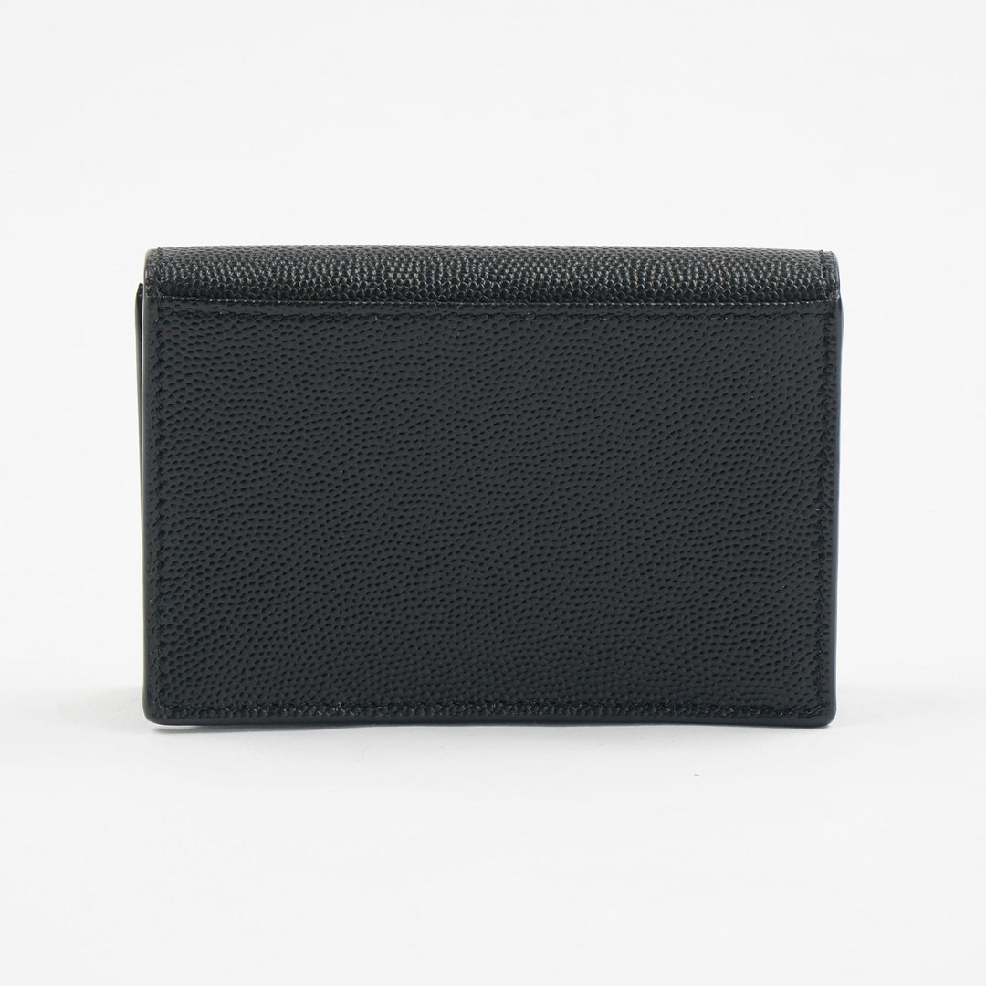 Saint Laurent Black Wallet – Elegant and Functional Accessory Made in Italy