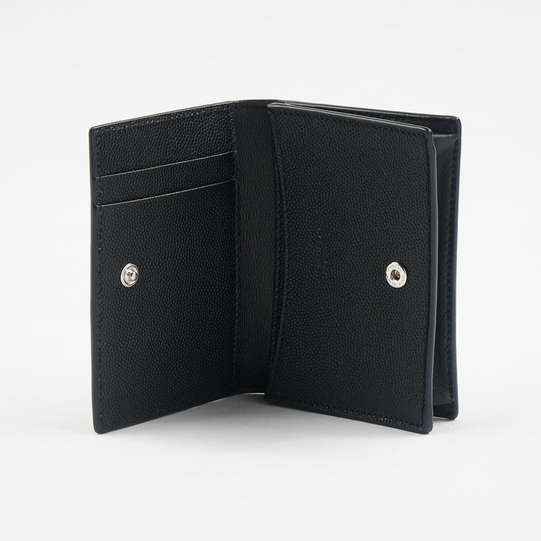 Saint Laurent Black Wallet – Elegant and Functional Accessory Made in Italy