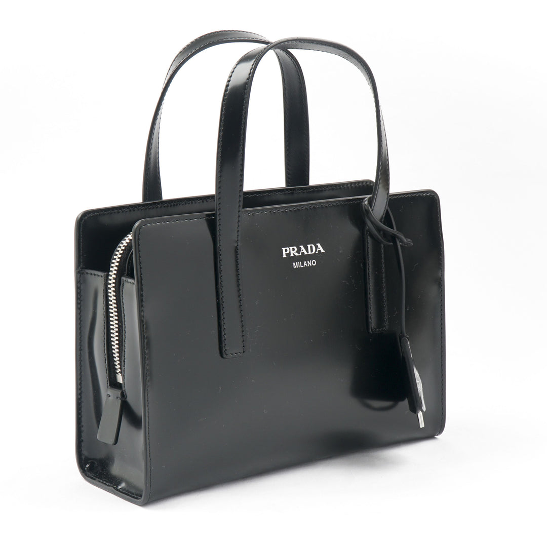 Prada Black Handbag with Spacious Interior