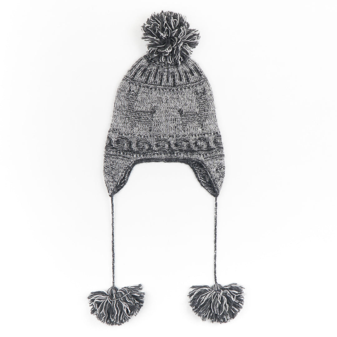 Alanui Grey Knit Pom-Pom Hat - Warm & Stylish Winter Accessory