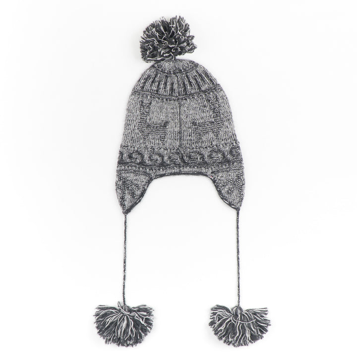 Alanui Grey Knit Pom-Pom Hat - Warm & Stylish Winter Accessory