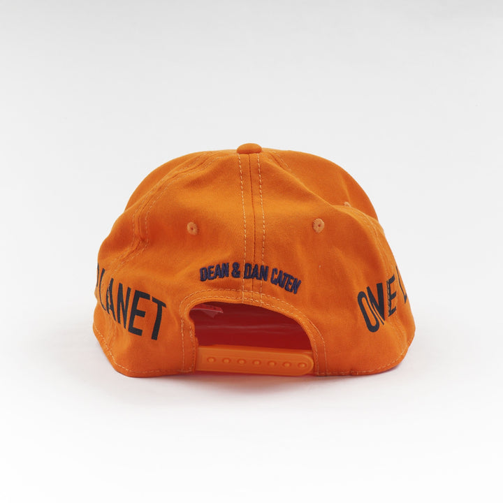 Dsquared2 Orange-Multi Logo Hat - Trendy Fashion Accessory