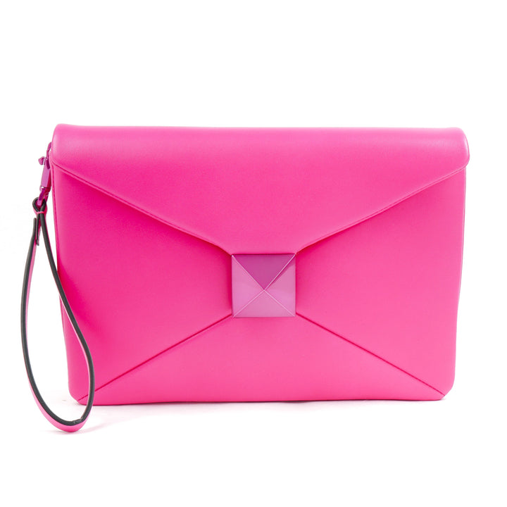 Valentino Bags Fuchsia - Elegant Italian Designer Handbag with Wrist Strap