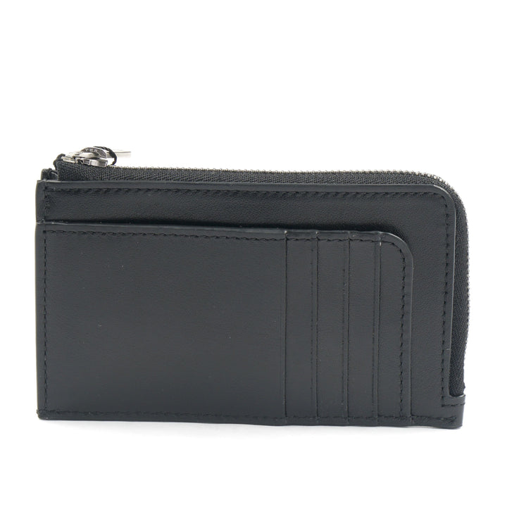 Alexander McQueen Luxury Black Leather Wallet Made in Italy