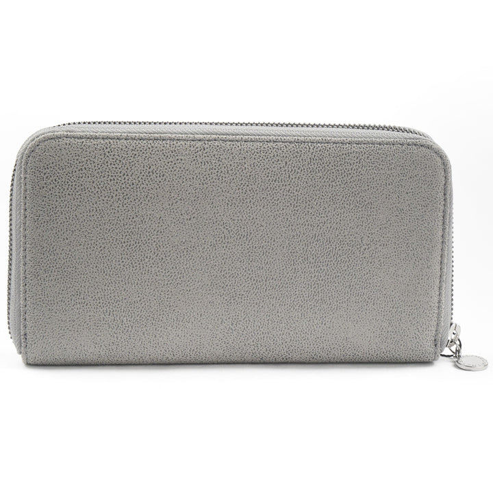 Stella McCartney Women's Grey-Silver Sustainable Wallet with Chain Detail