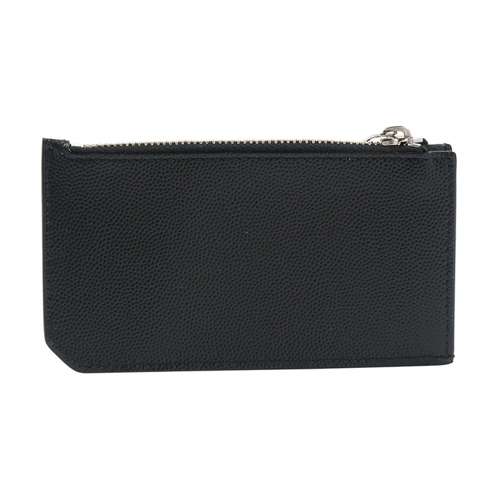 Saint Laurent Black Leather Wallet - Timeless Elegance and Craftsmanship