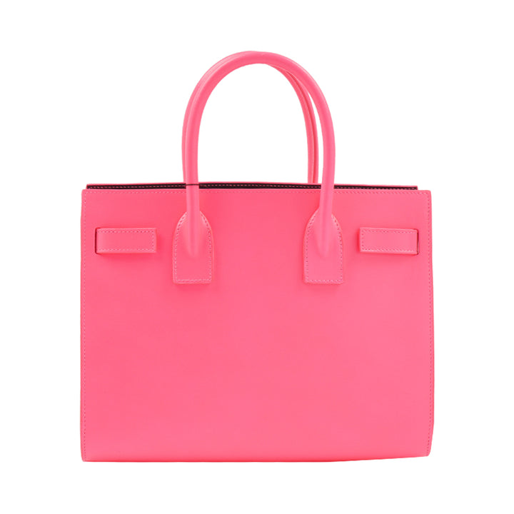 Saint Laurent Luxury Pink Bag with Spacious Interior and Elegant Design