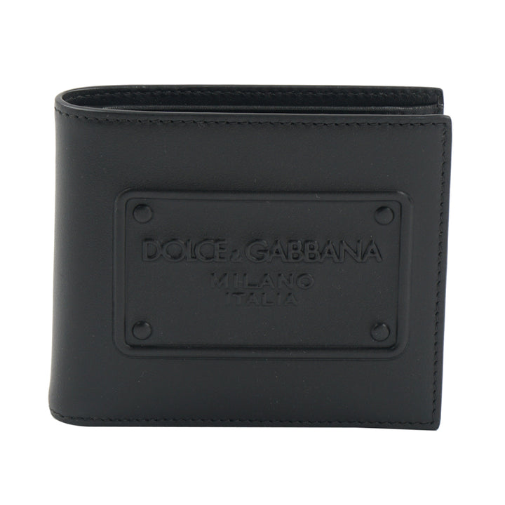 Dolce & Gabbana Black Leather Wallet - Made in Italy