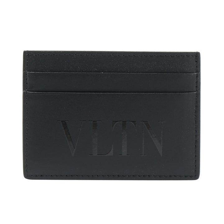 Valentino Black Wallet with Iconic VLTN Logo - Made in Italy