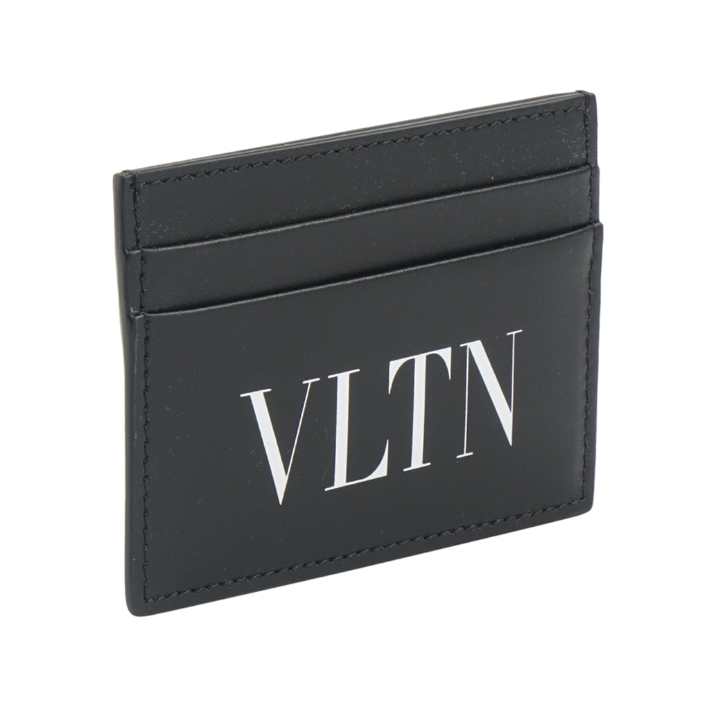 Valentino Black Wallet with VLTN Logo - Made in Italy