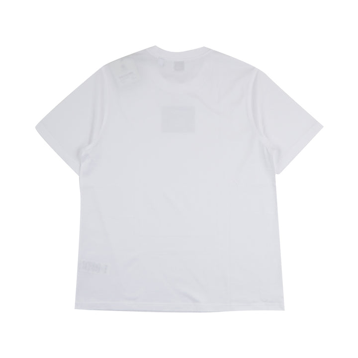 Burberry White T-shirt or Polo with Classic Logo - Premium Soft Fabric