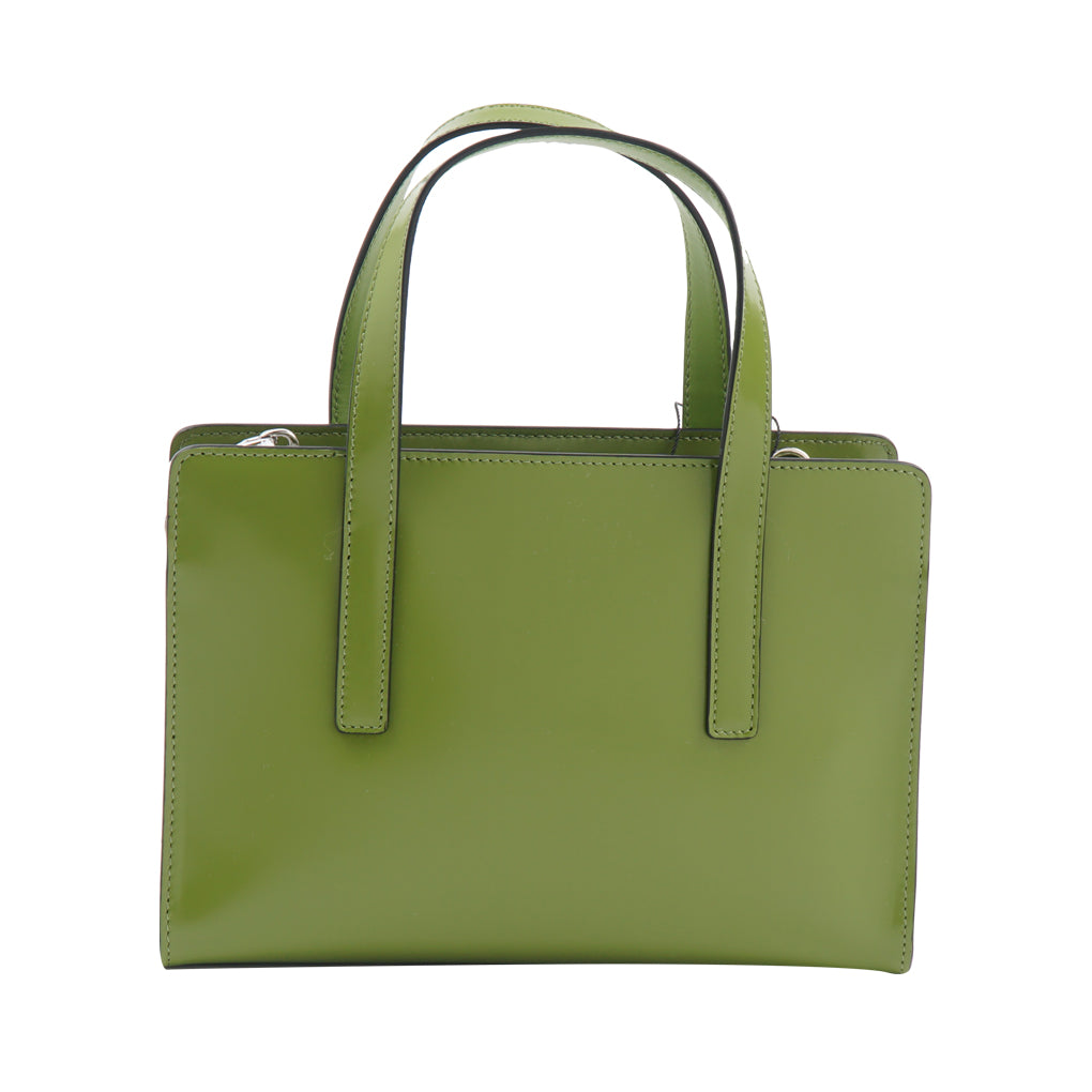 Prada Green Bag - Luxurious Italian-Made Accessory with Ample Storage Space