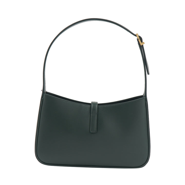 Saint Laurent Green Bag with Gold-Tone Hardware and Adjustable Strap - Made in Italy