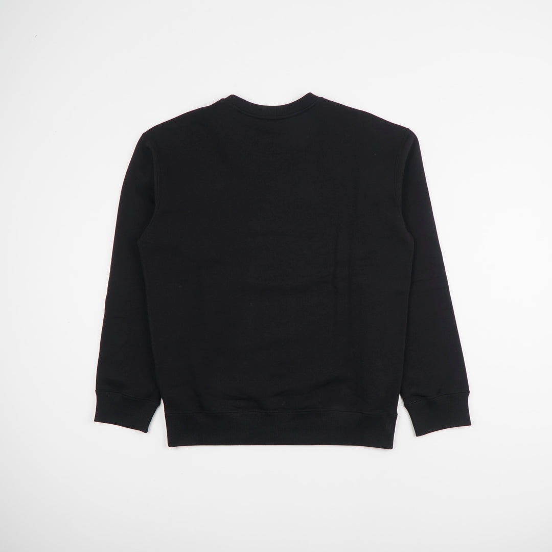 Valentino VLTN Logo Black Sweatshirt - Made in Italy, Relaxed Fit