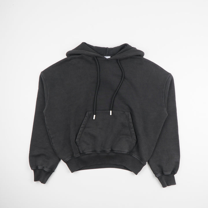 OFF-WHITE Contemporary Grey-Green Hoodie with Minimalist Design