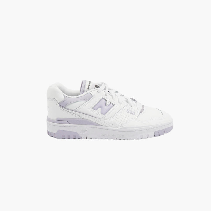 New Balance Sneakers - Pelle Bianco-Lilla BV