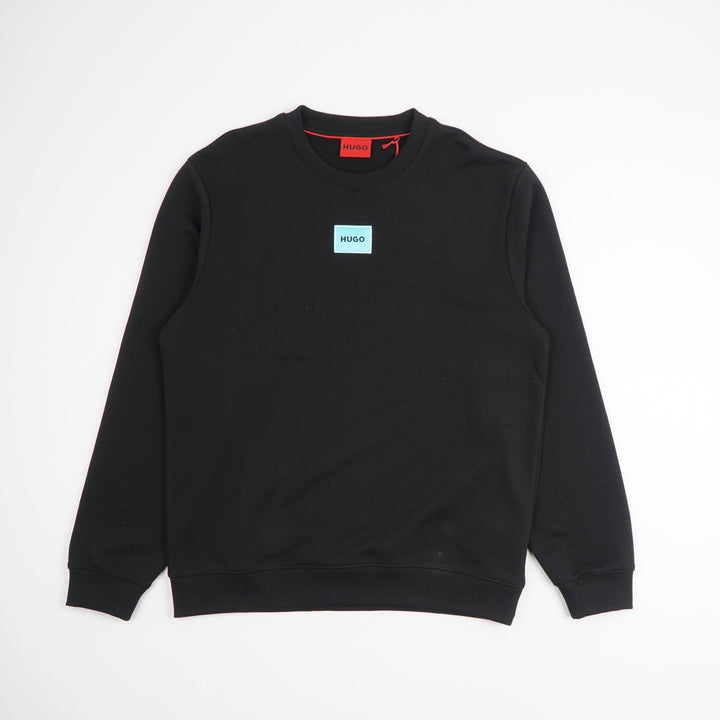 HUGO BOSS Black-Light Blue Sweatshirt with HUGO Logo