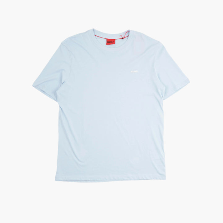 T-shirt HUGO BOSS da uomo, colore azzurro-bianco