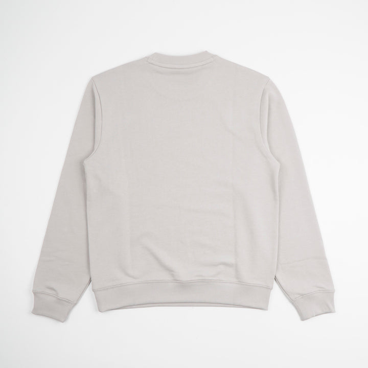 HUGO BOSS Grey-Yellow Cotton Blend Sweatshirt with Subtle Logo Design