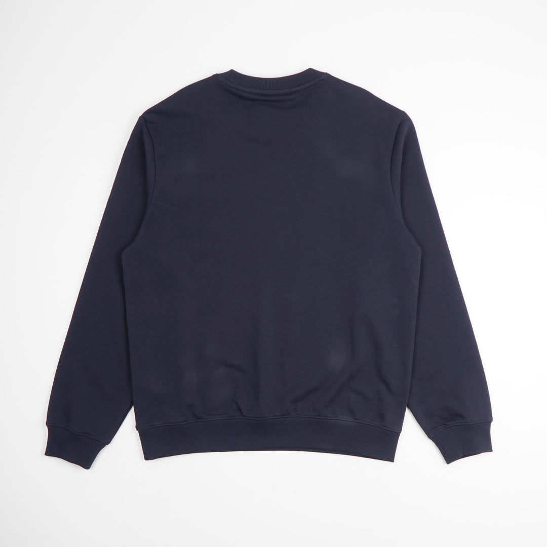 HUGO BOSS Men's Navy-Red Sweatshirt with Logo Accent