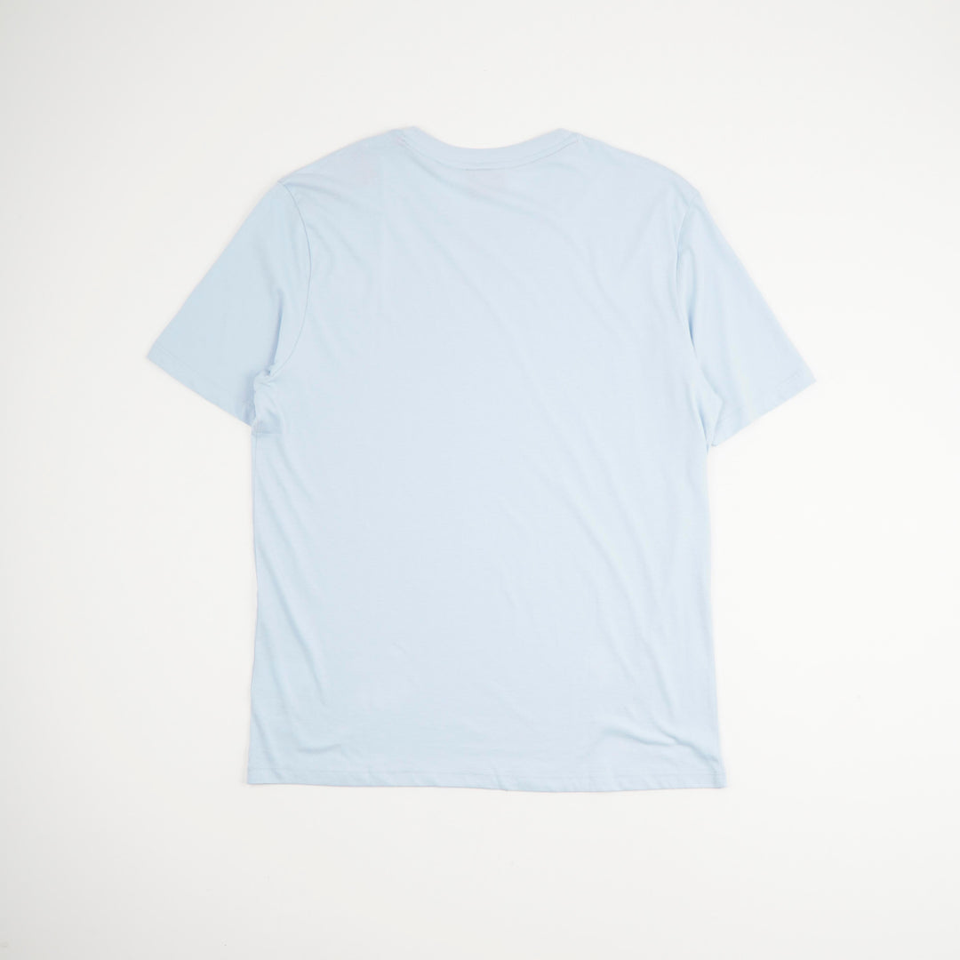 HUGO BOSS Men's Light Blue-White T-Shirt