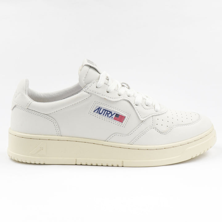 AUTRY White Leather Sneakers