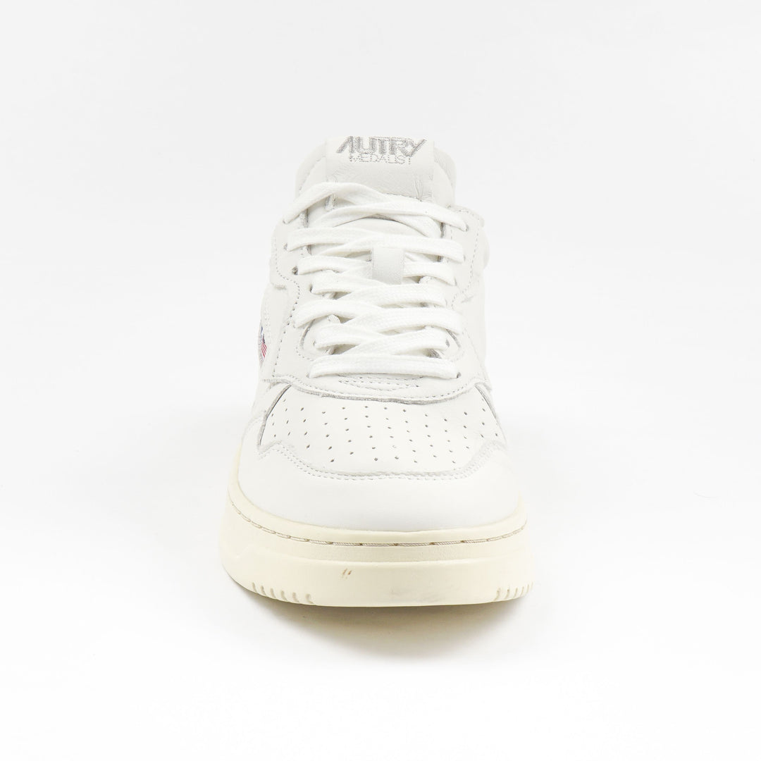 AUTRY White Leather Sneakers