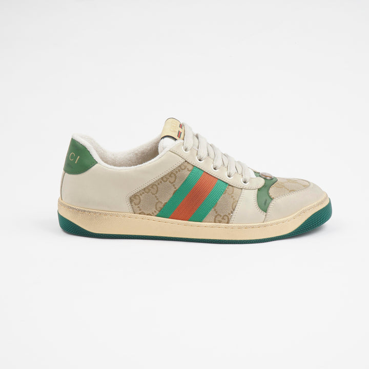 GUCCI Beige-Multi Screener GG Wmns Sneakers