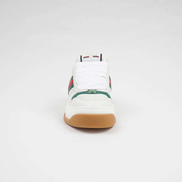 GUCCI White Chunky Wmns Web Sneakers