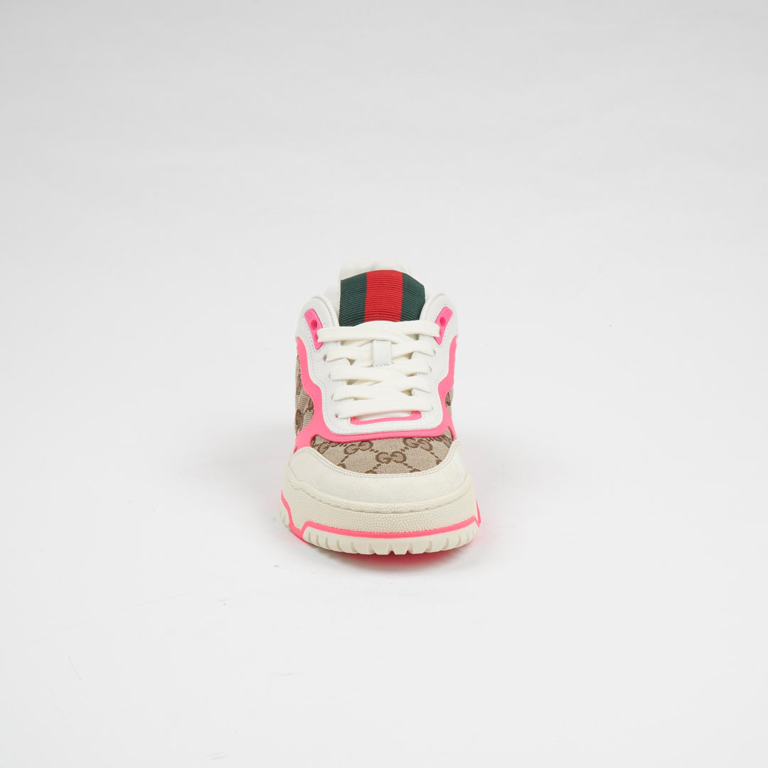 GUCCI Sneakers Bianco-Rosa GG