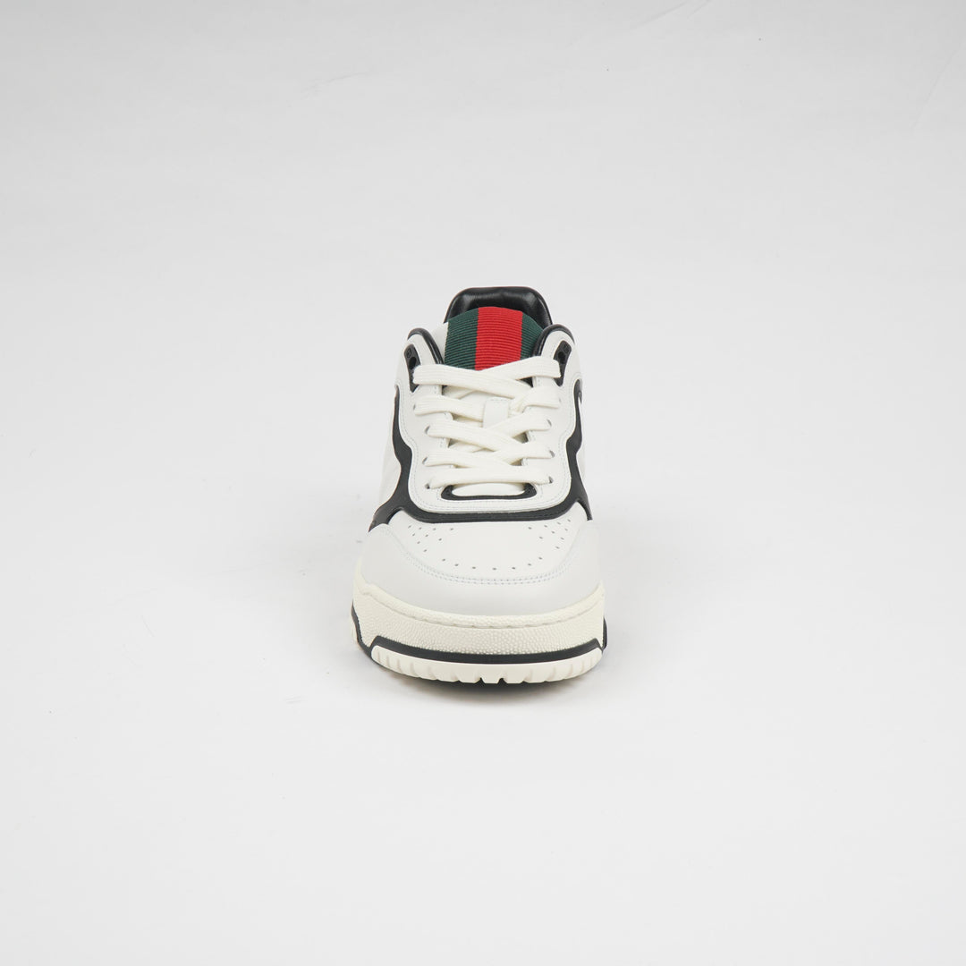 GUCCI Sneakers Re-Web White Leather