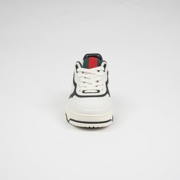 GUCCI Sneakers Re-Web White Leather