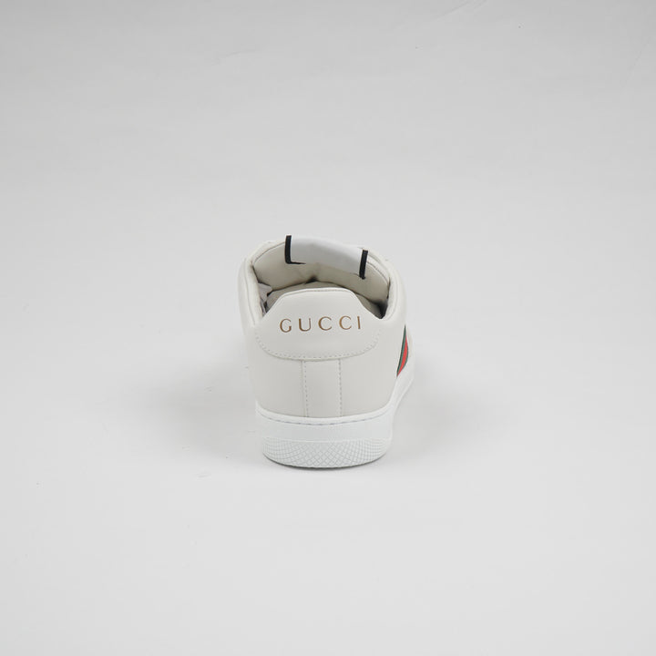 GUCCI Screener White Leather with Web