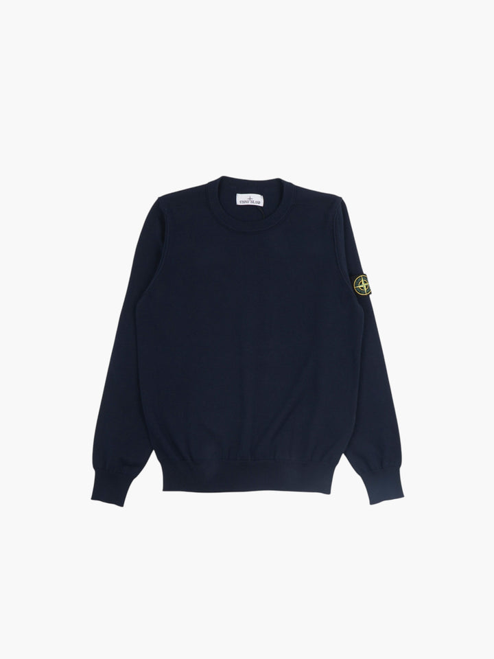 STONE ISLAND Sweater Blue with Logo