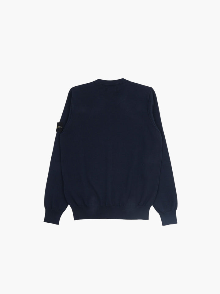 STONE ISLAND Sweater Blue with Logo